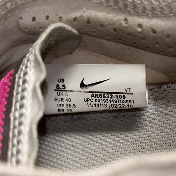 Nike Air Vapormax Summit Pink White Womens US Size 8.5 Running Shoes AR6632-105 - Picture 7 of 12
